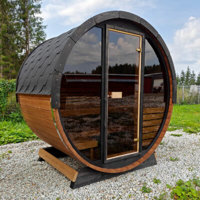 Sauna - Deluxe (KING SIZE FRONT - Færdigbygget) 160cm lang